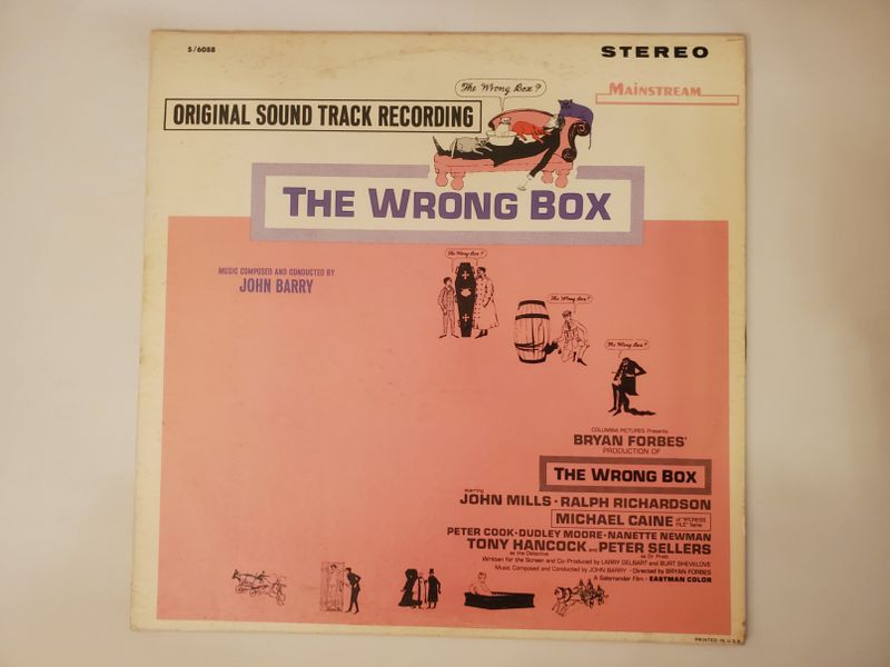John Barry The Wrong Box (Original Sound Track Recording) vinyl record
